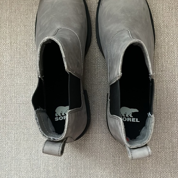 NEW Sorel Emelie II Waterproof Chelsea Boot Gray Size 7 - Picture 8 of 10